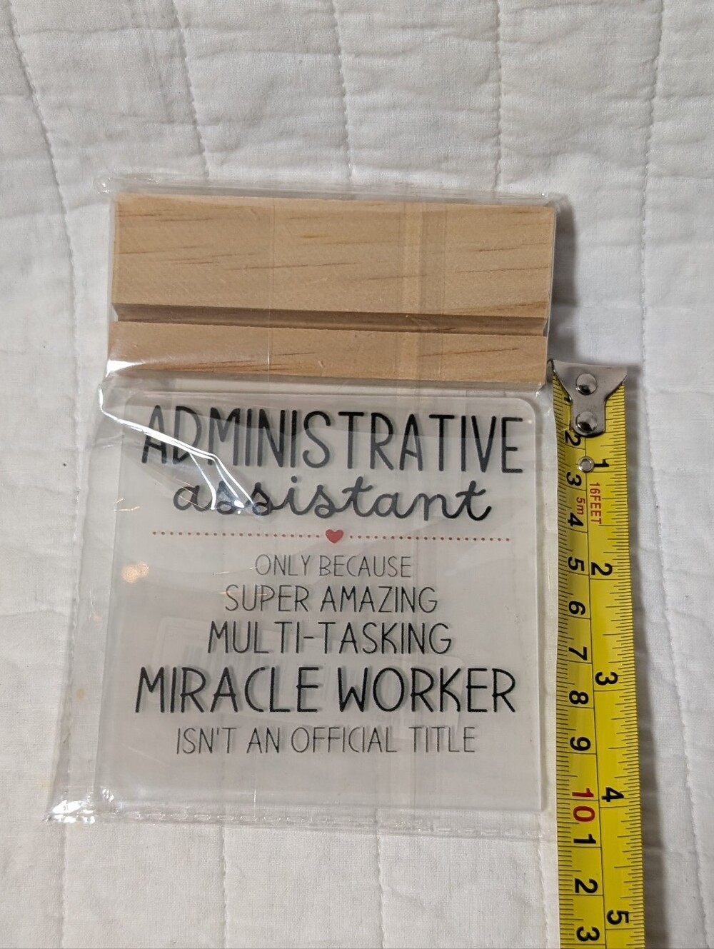 Administrative Assistant Desk Sign - Picture 3 of 4